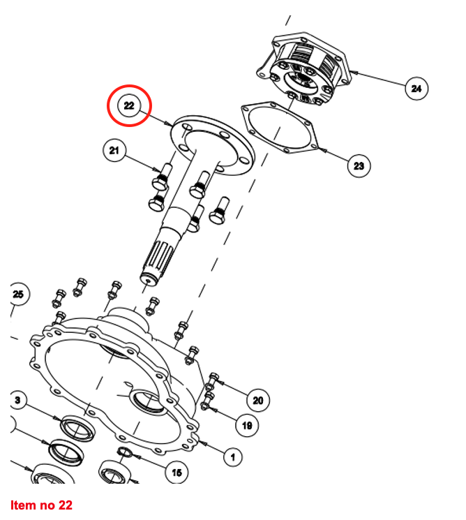 Arbore punte spate Captain, Startrac, Antonio Carraro, etc.,