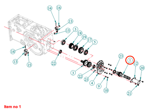 Priză de putere pe axă (2 viteze) Captain, Startrac, Antonio Carraro, etc.