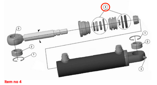 Kit etanșări cilindru de direcție Captain, Startrac, Antonio Carraro, etc.,
