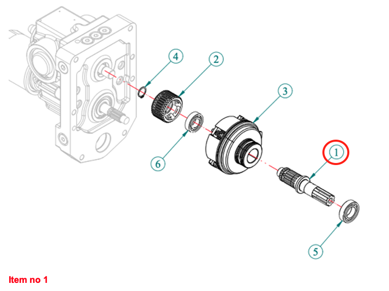 Arbore de transmisie PTO HST Captain, Startrac, Antonio Carraro, etc.,