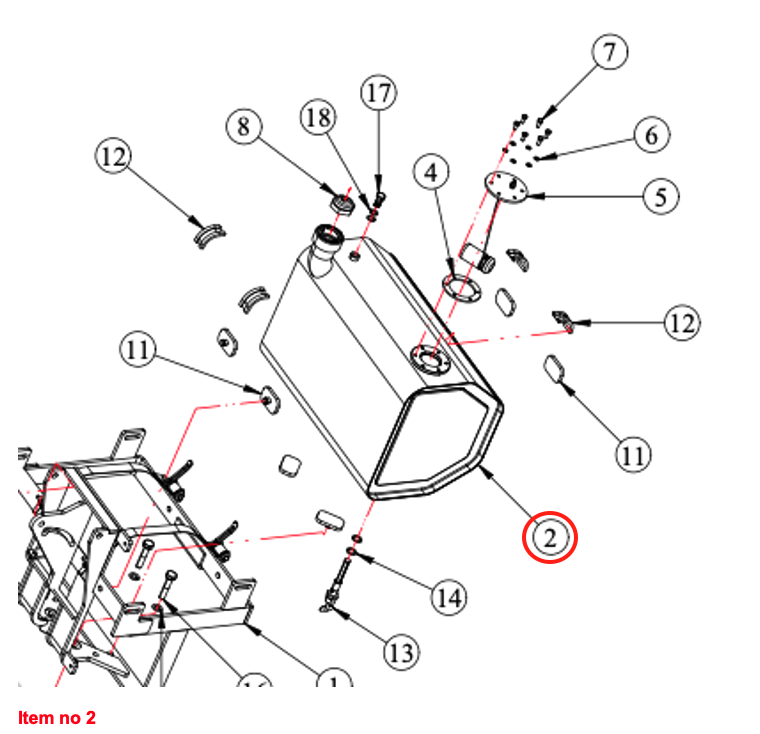 Rezervor de combustibil 8G Captain, Startrac, Antonio Carraro,