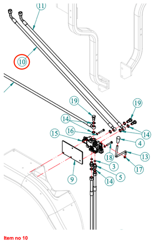 Furtun hidraulic (către QRC 1) Căpitan, Startrac, Antonio Carraro,