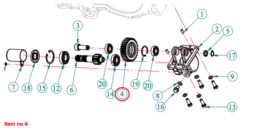 Căpitan priză de putere intermediară Gear 30S, Startrac, Antonio Carraro