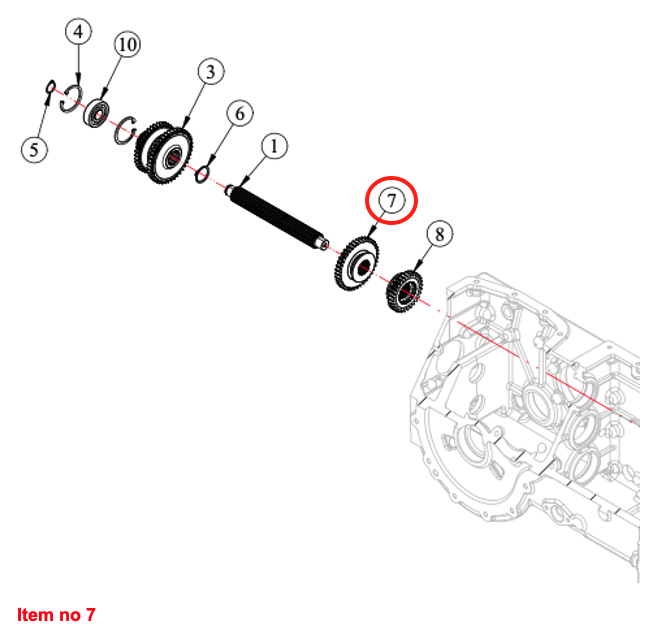 Angrenaj (40S) Căpitan arbore principal, Startrac, Antonio Carraro