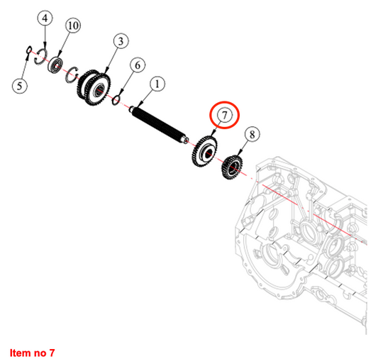 Angrenaj (40S) Căpitan arbore principal, Startrac, Antonio Carraro