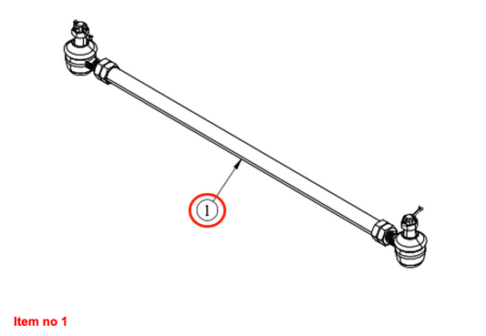 Tijă de direcție (completată) Captain, Startrac, Antonio Carraro, etc.,