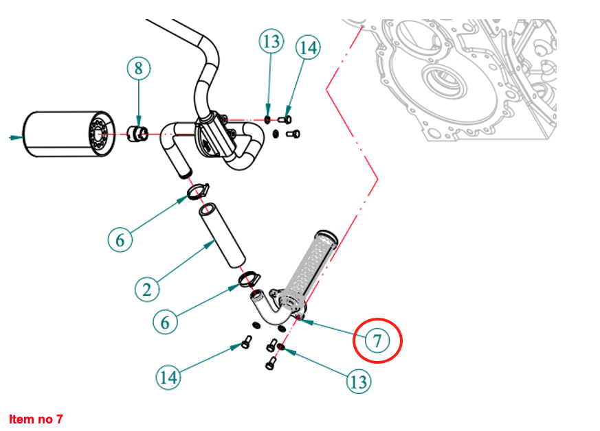Filtru de aspirație (Ø45) hidraulic Captain, Startrac, Antonio Carraro,