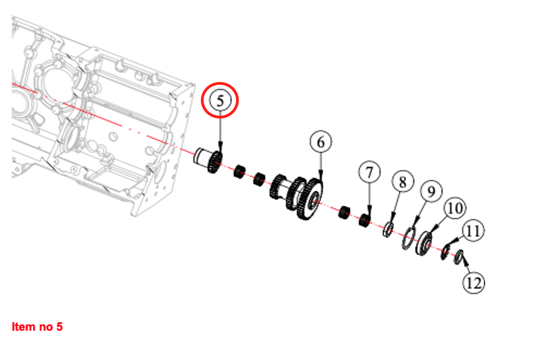 Arbore de transmisie punte față H (2700 RPM) Captain, Startrac, etc.,