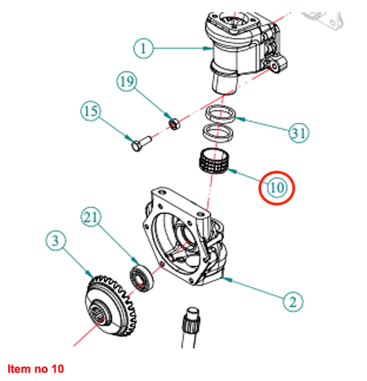 Bucșă pentru carcasă verticală Captain 2532,