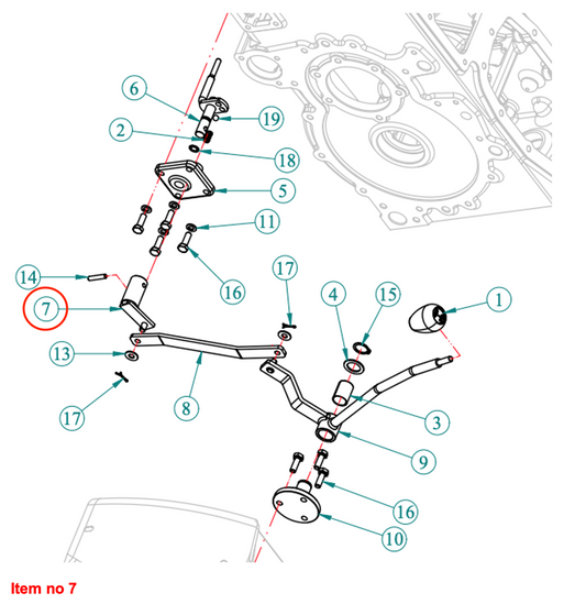 Braț cuplare punte 4WD (HST) Captain, Startrac, Antonio Carraro, etc.,