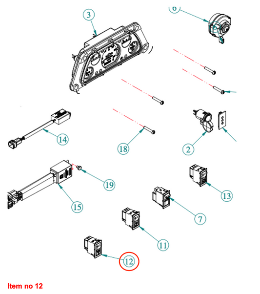 Comutator de avertizare (HST) Căpitan, Startrac, Antonio Carraro, etc.,