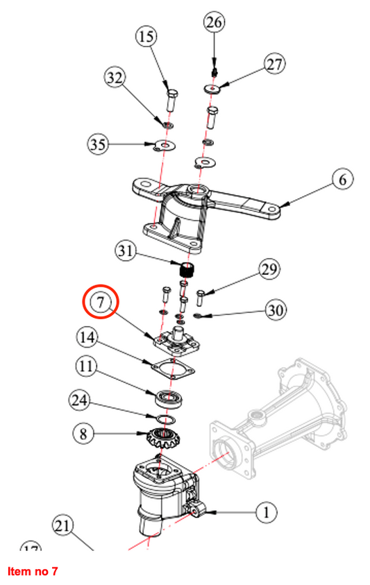 Capac de protecție transmisie finală 4WD Captain, Startrac, Antonio Carraro, etc.,