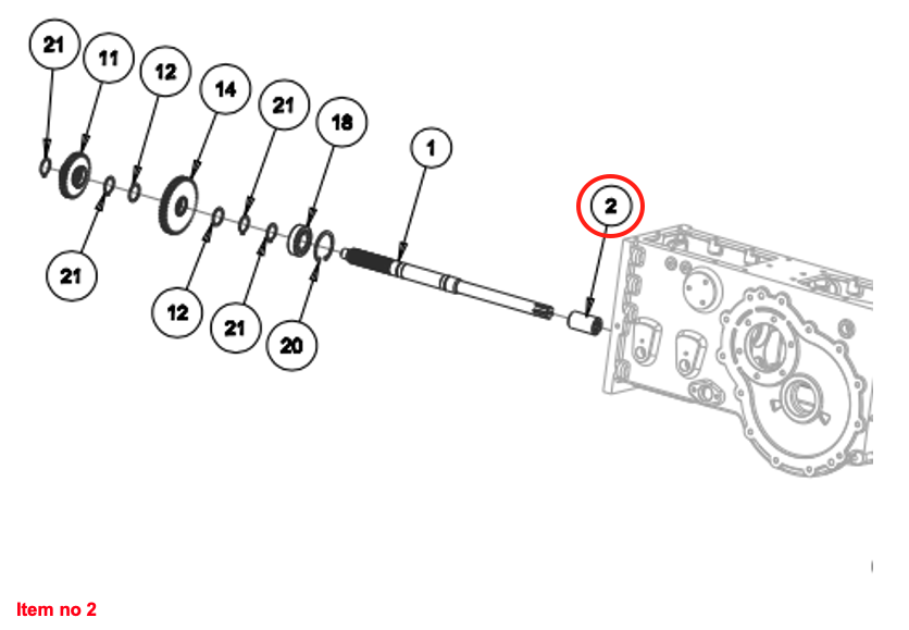 Bucșă de conectare PTO Captain, Startrac, Antonio Carraro, etc.