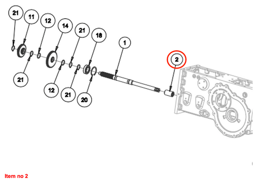 Bucșă de conectare PTO Captain, Startrac, Antonio Carraro, etc.