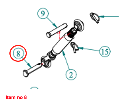 Legătură superioară cu știft Captain, Startrac, Antonio Carraro, etc.,