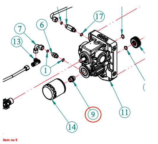 Niplu adaptor 3/4 14 BSP Captain, Startrac, Antonio Carraro, etc.,