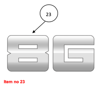 Autocolant 8G Captain, Startrac, etc.,