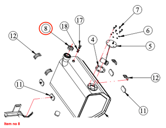 Capac rezervor de combustibil (cu încuietoare) cu cheie Captain, Startrac, Antonio Carraro, etc.