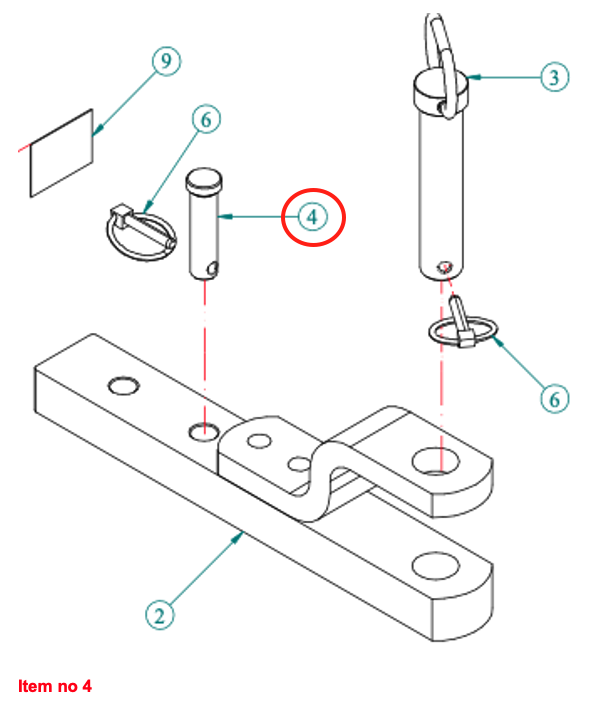 Cârlig de remorcare cu bolț de remorcare Captain, Startrac, Antonio Carraro, etc.