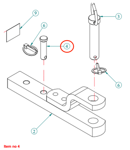 Cârlig de remorcare cu bolț de remorcare Captain, Startrac, Antonio Carraro, etc.