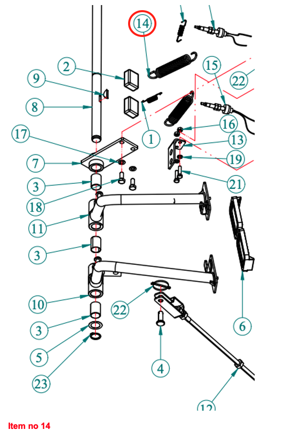 Frână cu arc (HST) Captain, Startrac, Antonio Carraro, etc.,