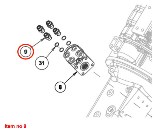 Niplu 3/4" UNF x13/16" UN, Captain, Startrac, Antonio Carraro, etc.,