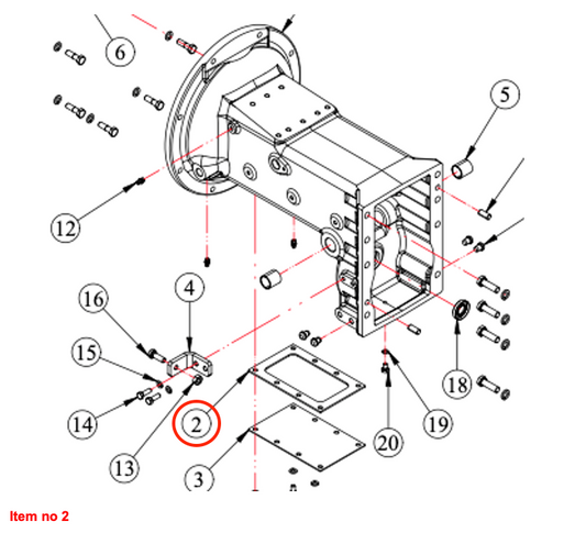 Garnitură carcasă ambreiaj Captain, Startrac, Antonio Carraro, etc.