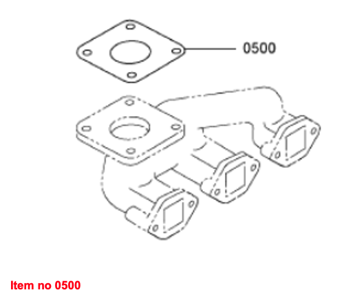 Garnitură evacuare Mitsubishi MVS3L2, S3L, S3L2, S4L, S4L2, Captain, Startrac, Antonio Carraro, etc.