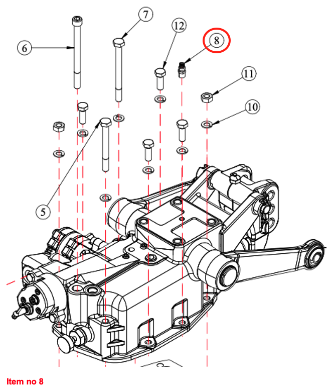 Capac de ridicare a respirației (1/8"-27 NTPF) Captain, Startrac, Antonio Carraro, etc.,