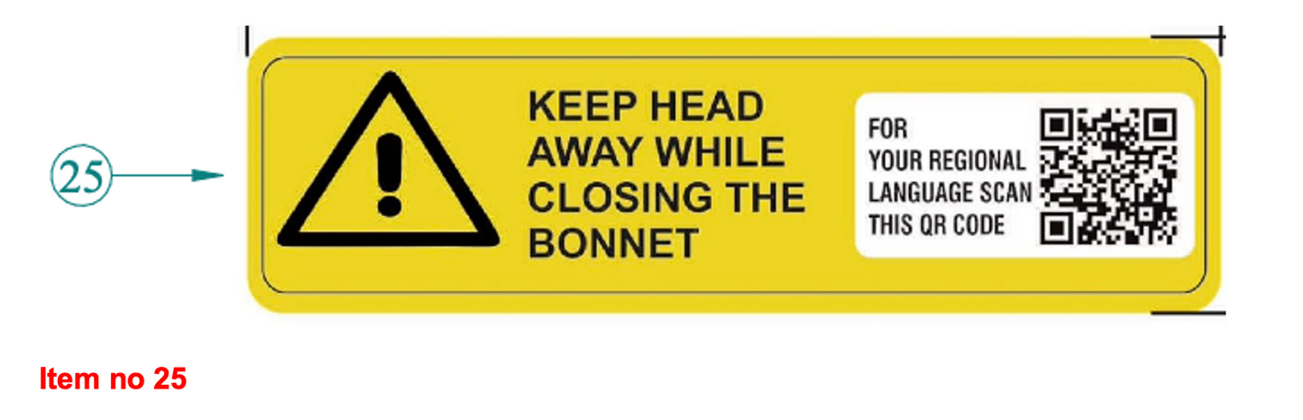 Autocolant (capotă) Căpitan, Startrac, Antonio Carraro, etc.,