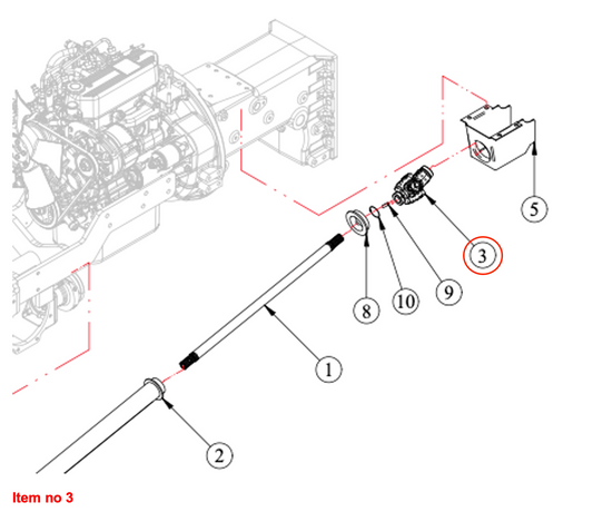 Arbore cardanic 4WD (spate) Captain, Startrac, Antonio Carraro, etc.,