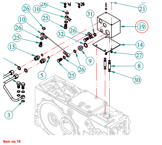 Supapă PTO (completată) HST Captain, Startrac, Antonio Carraro, etc.,