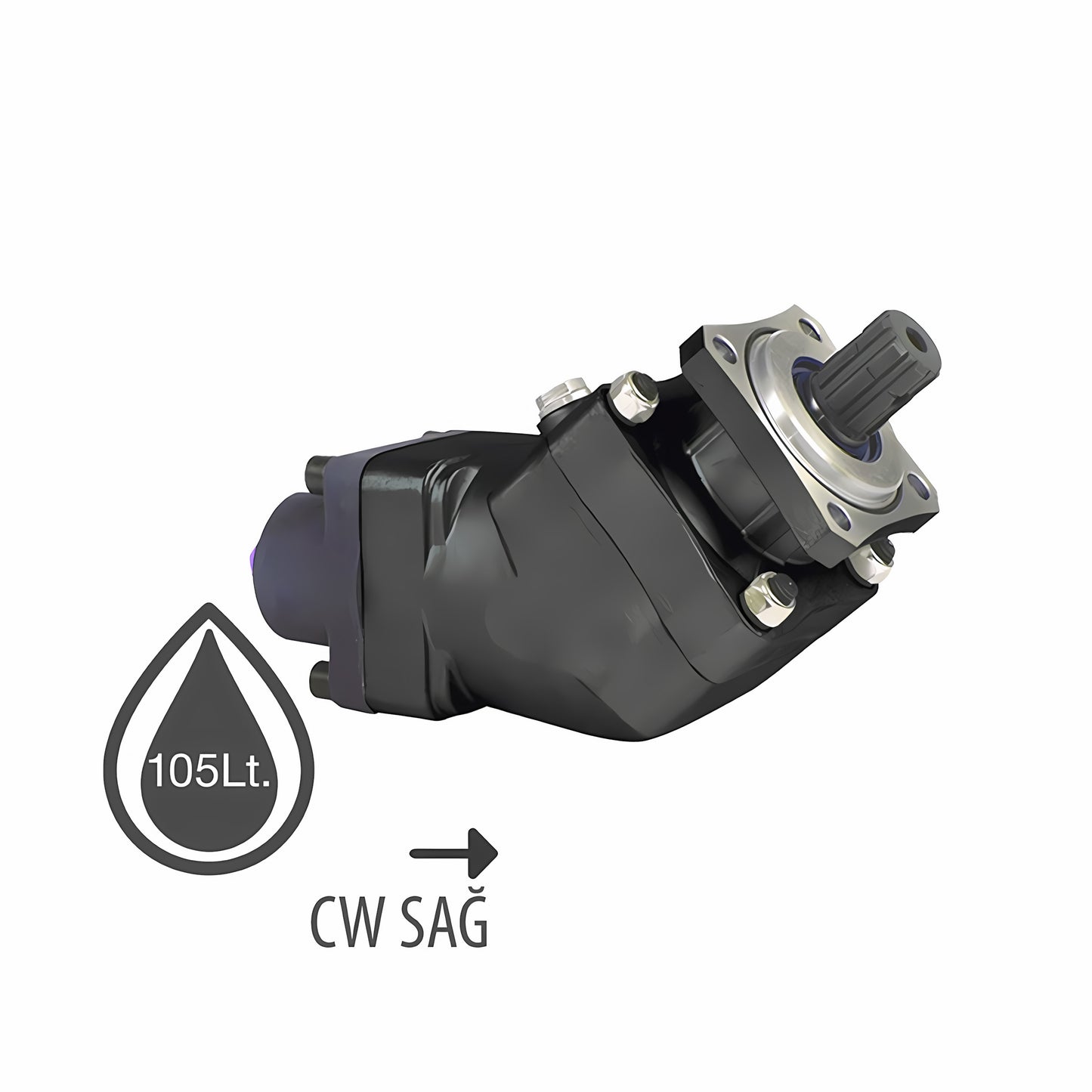 Pompă cu piston axial de 105 litri
