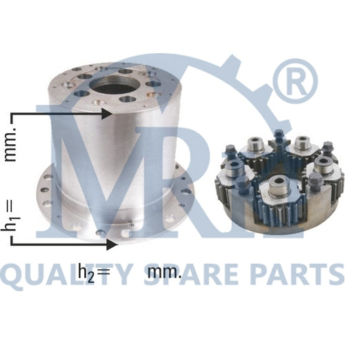 Flanșa lata cu filet complet 9130 - 1 buc 9106 - 1 buc 9932 - 1 buc 9413 - 5 buc 9511 - 1 buc