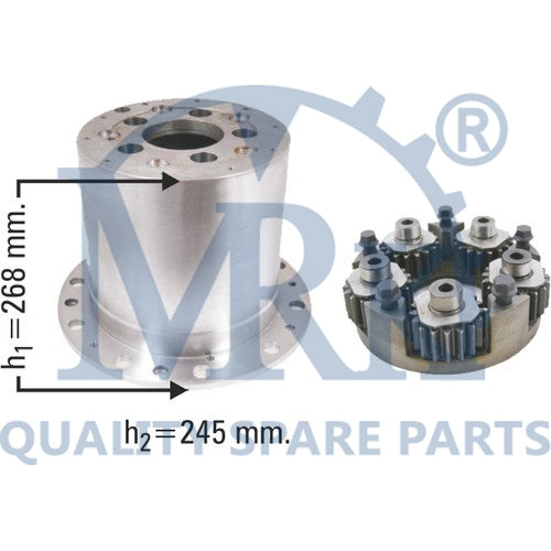 Flanșa lata cu filet complet 9130 - 1 buc 9106 - 1 buc 9686 - 1 buc 9413 - 5 buc 9411 - 1 buc