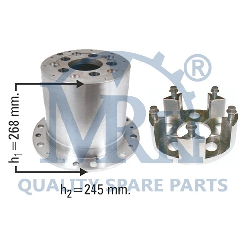 Suport pentru butuc clopot Suport cu flanșa larga Tip mediu 9614 - 1 buc 9105 - 1 buc 9413 - 5 buc