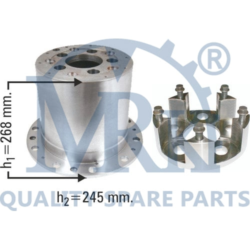 Flanșa larga cu suport butuc clopot 9130 - 1 buc 9106 - 1 buc 9413 - 5 buc