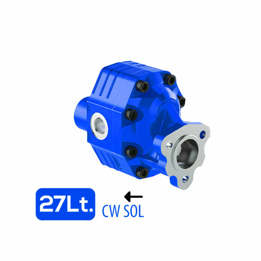 27 Lt. Pompă cu roți dintate cu rotație la stânga