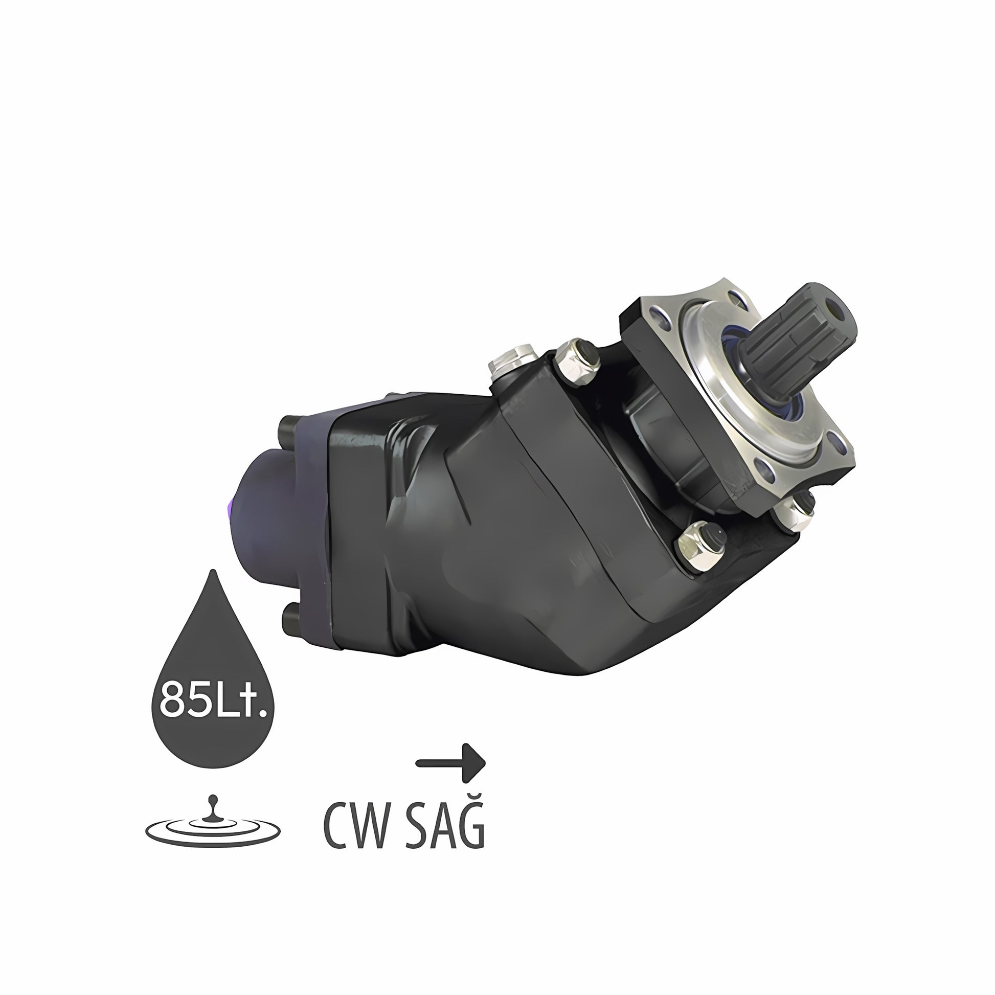 Pompă de macara cu piston axial de 85 litri