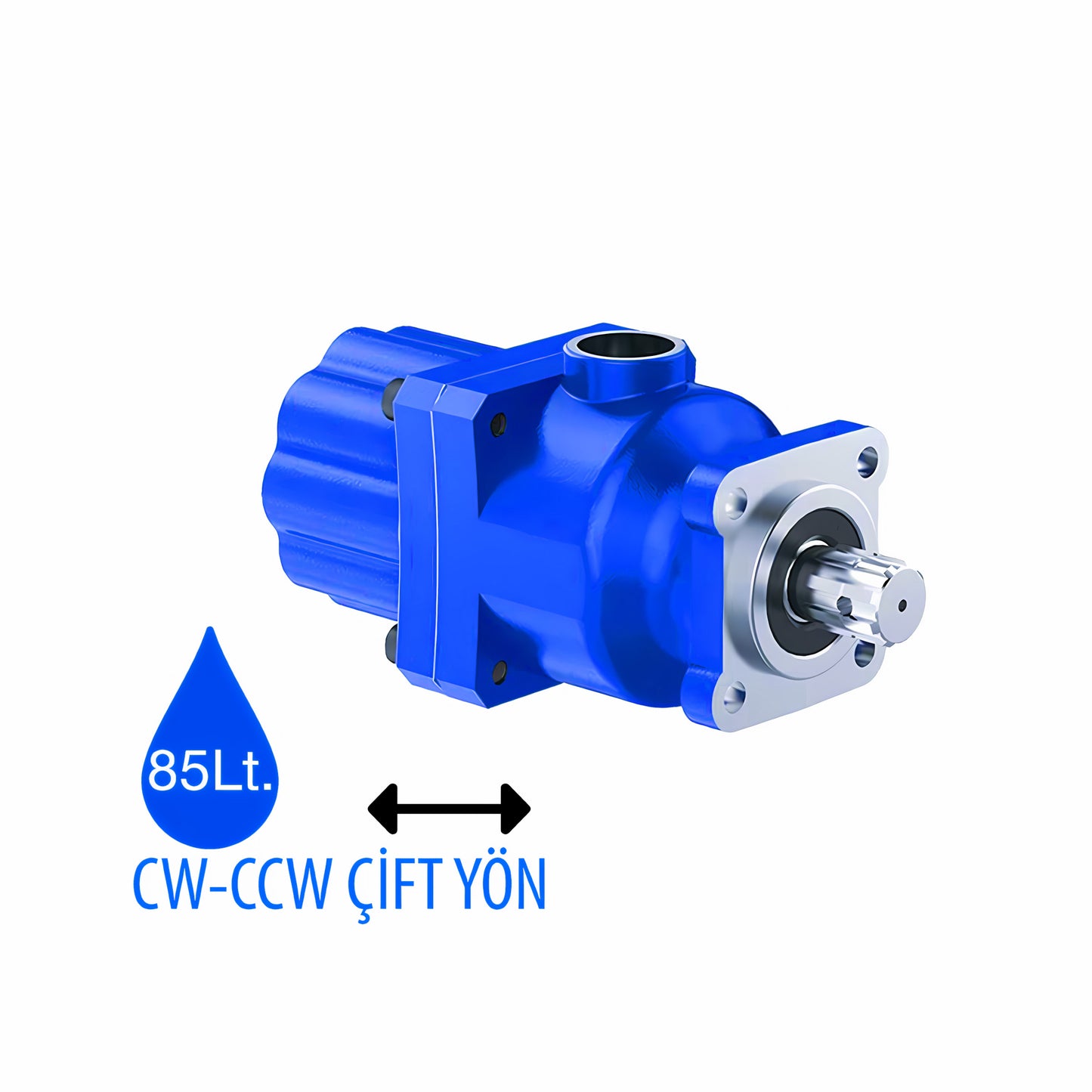 Pompă de macara cu piston cu 9 elemente de 85 litri