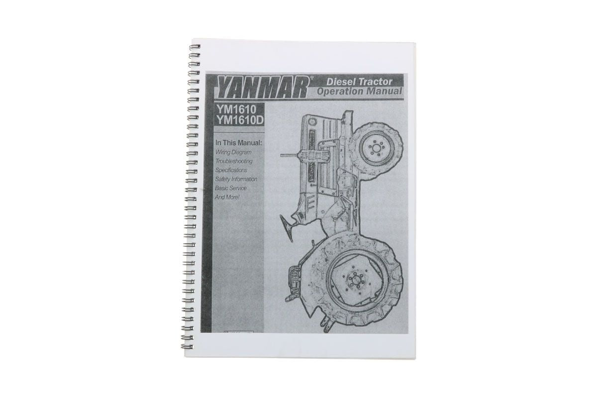 Manual Yanmar YM1610 (Engleză)