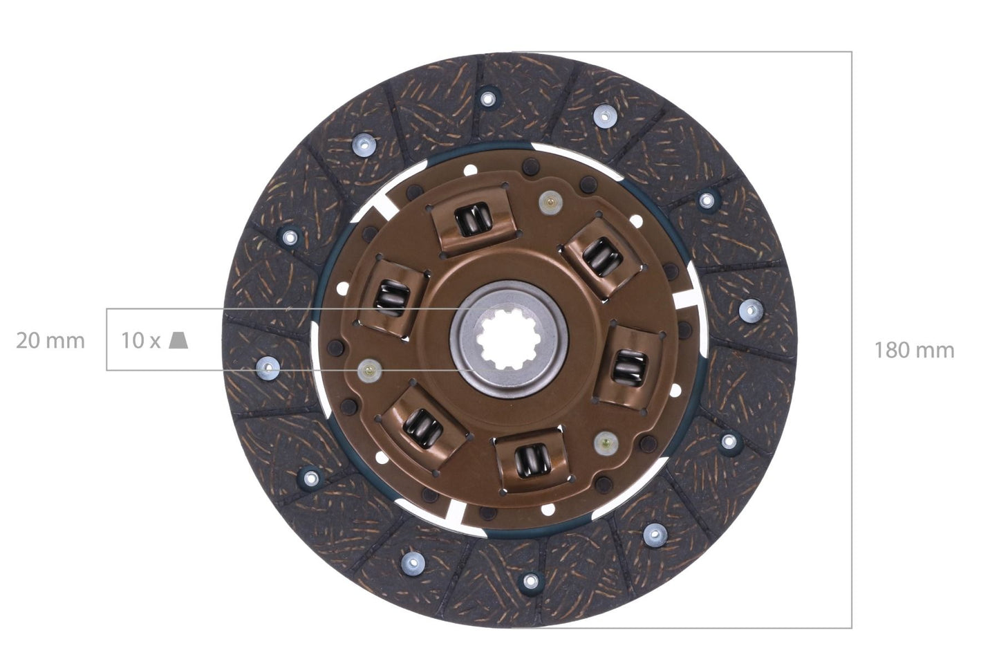 Disc ambreiaj Yanmar YM, F, Seria FX, Hinomoto, Case IH, Massey Ferguson, Mitsubishi, Satoh,
