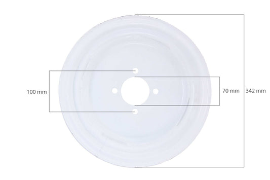 Jantă 12" 4WD Iseki, TX, 5.00-12