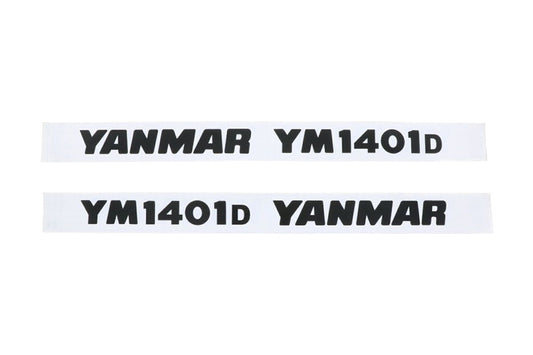 Set autocolante capotă Yanmar YM1401