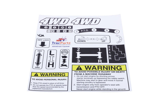 Set de autocolante Yanmar YM