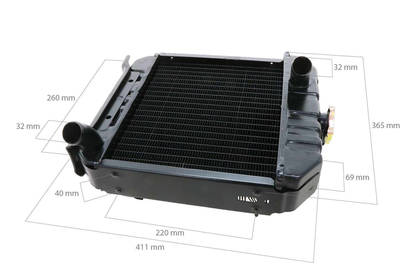 Radiator Kubota B6001, B7001, B7100, B6100