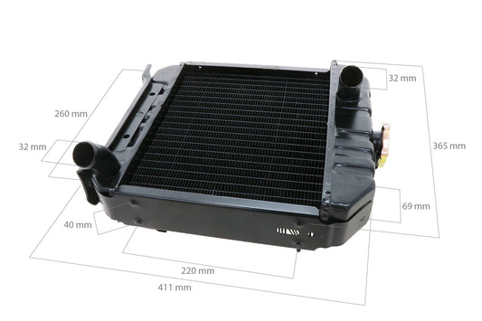 Radiator Kubota B6001, B7001, B7100, B6100