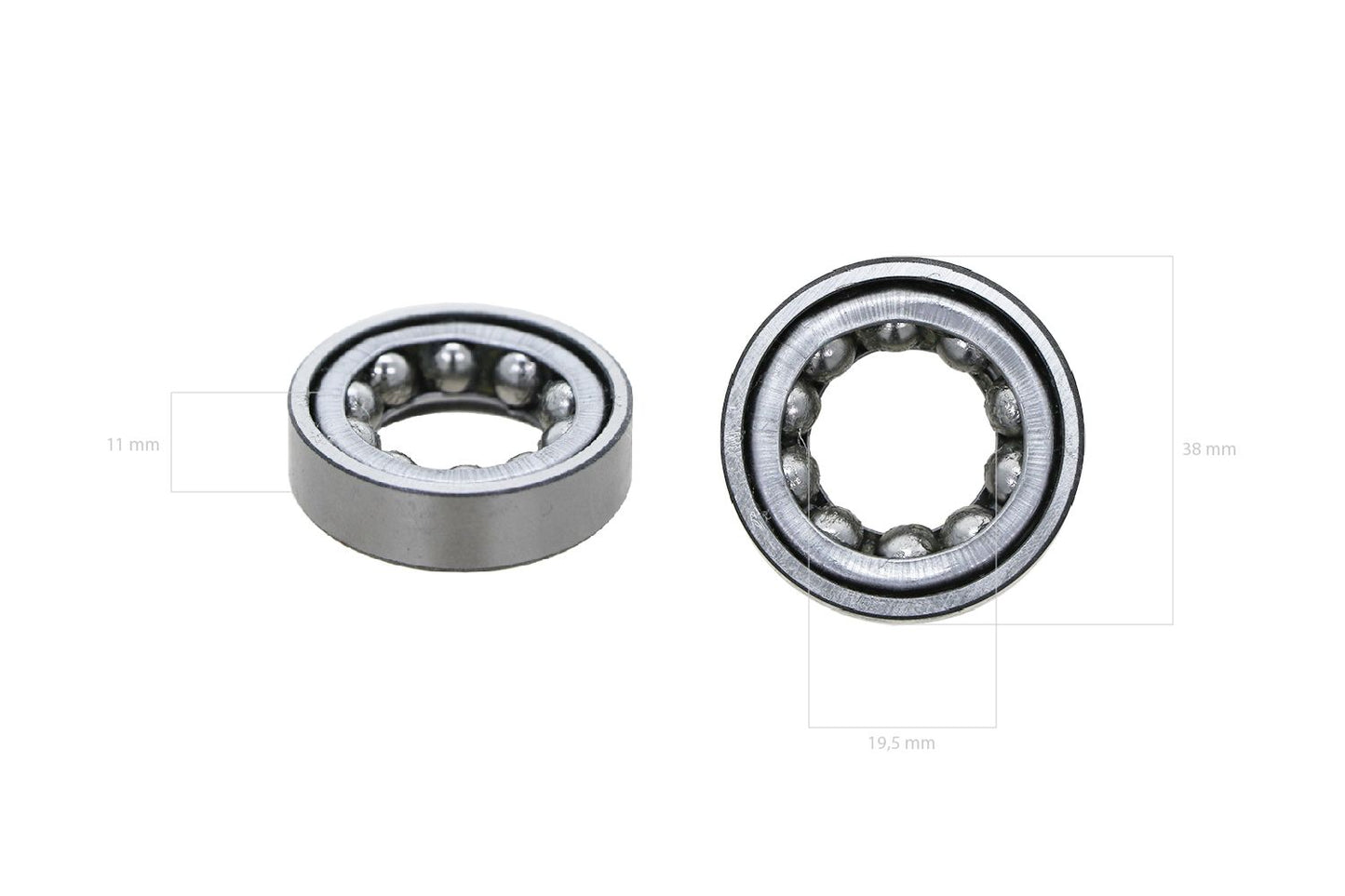 Rulment direcție Kubota, Iseki, Yanmar, Mitsubishi, John Deere, Case IH, Ford, Shibaura, Bolens, 38x19,5x11