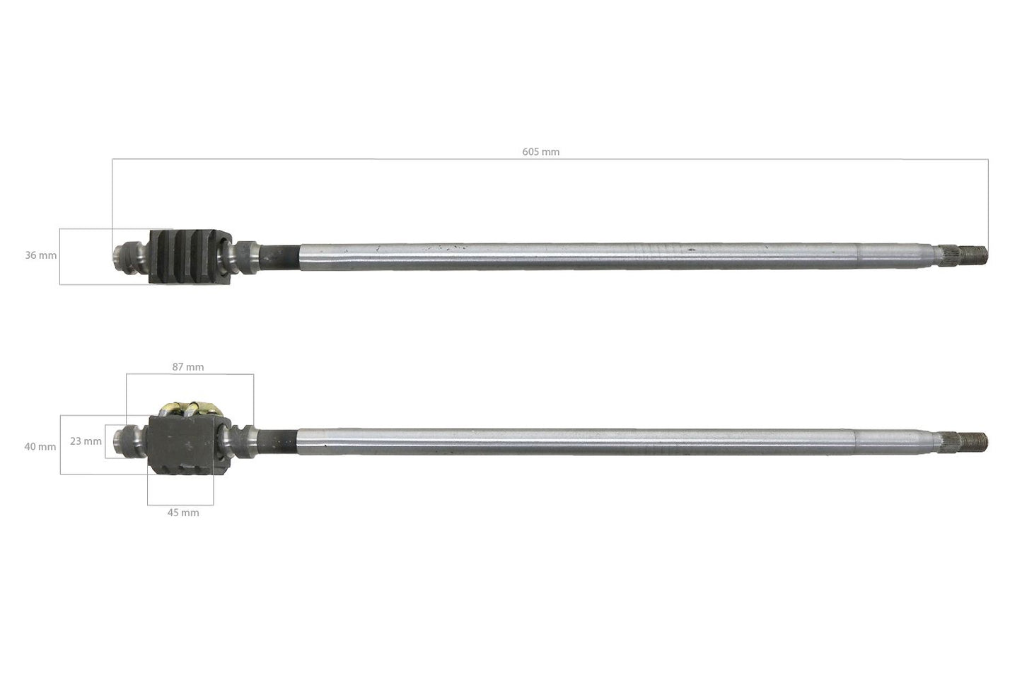 Arbore de direcție Yanmar YM195, YM240, YM1500, YM1600, YM1700, YM1900, YM2000,