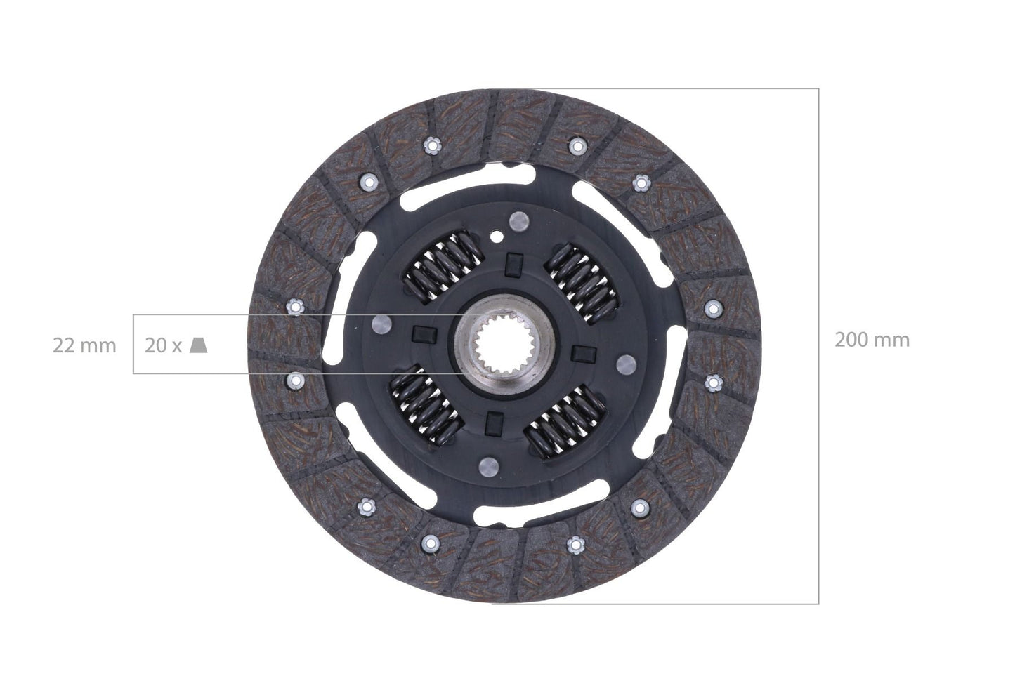 Disc ambreiaj Yanmar YM1500, YM1500D, YM1600, YM1700, YM1900, YM195, YM2000, YM240 / John Deere 650, 750